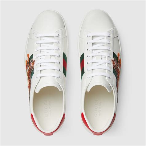 gucci ace sneaker tiger|gucci tiger sneakers high.